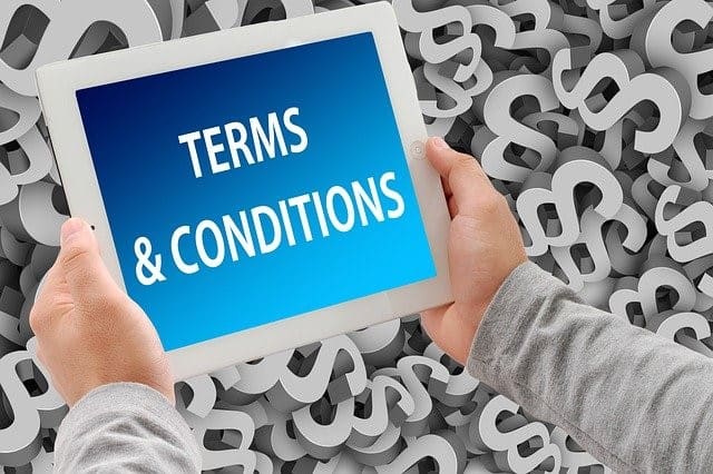 Terms and conditions dexado CPA website